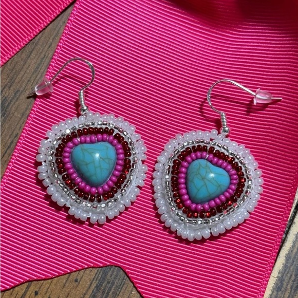 Custom Turquoise Heart - Picture 3 of 8